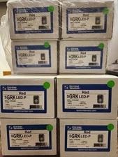 System Sensor #SGRKLED-P, Compact Strobe, Plain, WP , 12/24 Volt, Wall Mt, Red.
