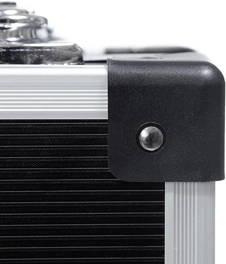 Estuche rígido de aluminio con inserto de espuma personalizable hágalo usted mismo - 14 x 10 x 14 pulgadas - negro Foto 3 de 4