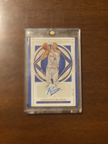 2020 National Treasures Penmanship Kristaps Porzingis Auto 24/25