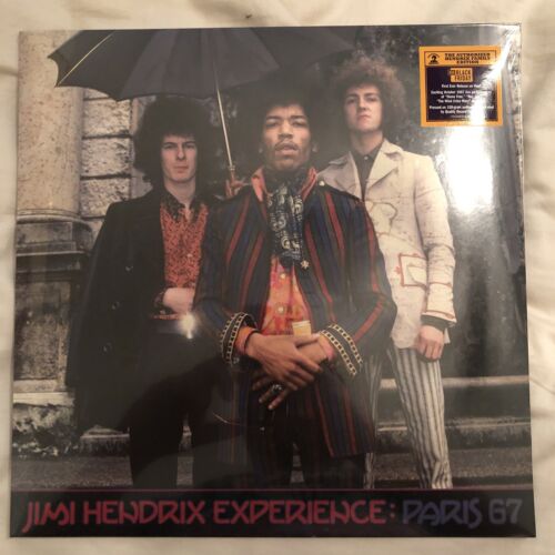 SEALED Jimi Hendrix - Paris 67 RSD Black Friday 2021 Red/Blue Mix Vinyl Record - Picture 1 of 8
