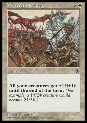 Magic the Gathering MTG Warrior's Charge (38�) Portal   LP