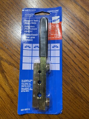 Prime-Line GD 52215 Swage-It Ferrule Crimping Tool For Garage Door Cable Crimp