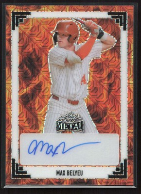 Max Belyeu 2024 Leaf Metal 1991 Leaf Auto Fire Mojo 1/1