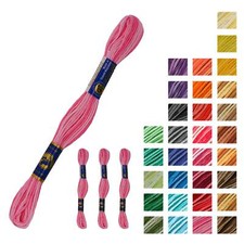 3 Docken Stickgarn je ca. 8m Sticktwist m. Farbverlauf 100% Baumwolle Farbwahl