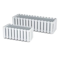 Rustic Window Box Planter Flower Pot Medium Large Boho Style Indoor Outdoor UK