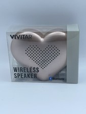 Target Bullseye VIVITAR Rose Gold Heart Wireless Bluetooth Speaker NIB 