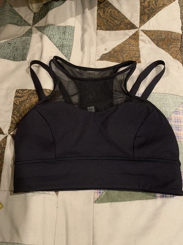 double strap mesh sports bra size 