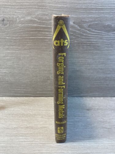 1964 SCHMIEDEN UND FORMEN METALLE von S E Rusinoff - Hardcover - Bild 2 von 5