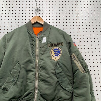 VTG USAF Alpha Industries MA-1 Bomber Jacket Mens Small US