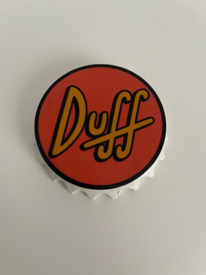 Die Simsons Duff Bier Flaschenöffner Duff Beer Magnet Sammlerstück Deckel 