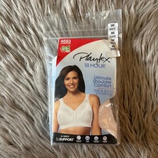 Playtex 18 Hour Ultimate Shoulder Comfort Wireless Bra Women Size 38C White