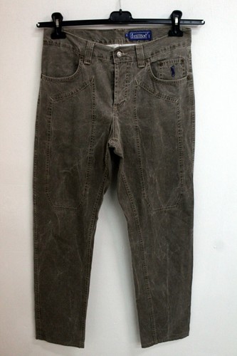 Jeans Jeckerson Taglia 46 Uomo Pantalone Marrone Cotone Man Logo Pants  Italy | eBay