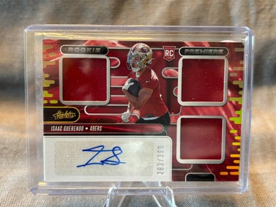 ISAAC GUERENDO 2023 PANINI ABSOLUTE TRIPLE PATCH AUTO #RPM-IGO ROOKIE /399