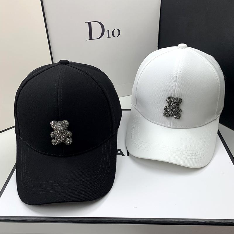 Designer Jewel Bear Baseball Cap Adjustable Premium Quality Fashion Women Hat