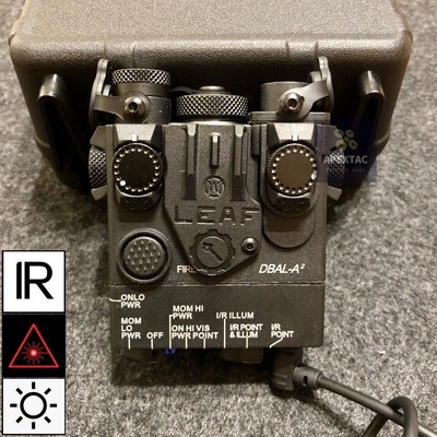 WADSN DBAI-A2 Integrated Red Laser IR Pointer / Light Aiming Device - BLACK