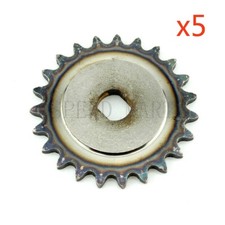 5pcs 23 Tooth Sprocket Dual D-bore for 25 Chain Electric Scooter Motors MY1020