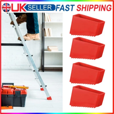 TZUTOGETHER 4Pcs Non-slip Ladder Pad Loft Ladder Feet Rubber Pad Ladder Foot Cover Protector