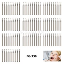 100 USA Dental Carbide Burs Bur FG # 330 Pear for High Speed Handpiece