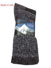 DanPro Men's 3-Pack OUTDOOR WOOL SOCKS " Heavy Duty " Made in USA