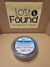 SEALED Pro Tapes  Specialties Pro Gaff Tape Black 2" x 55 yds