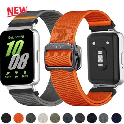 For Samsung Galaxy Fit 3 SM R390 Watch Strap Replacement Nylon Elastic Band