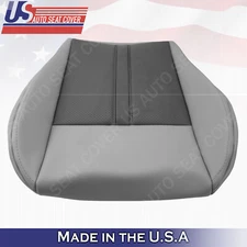 2007 For Jeep Grand Cheroke Limited Driver Bottom Leather Seat Cover 2Tone Gray 