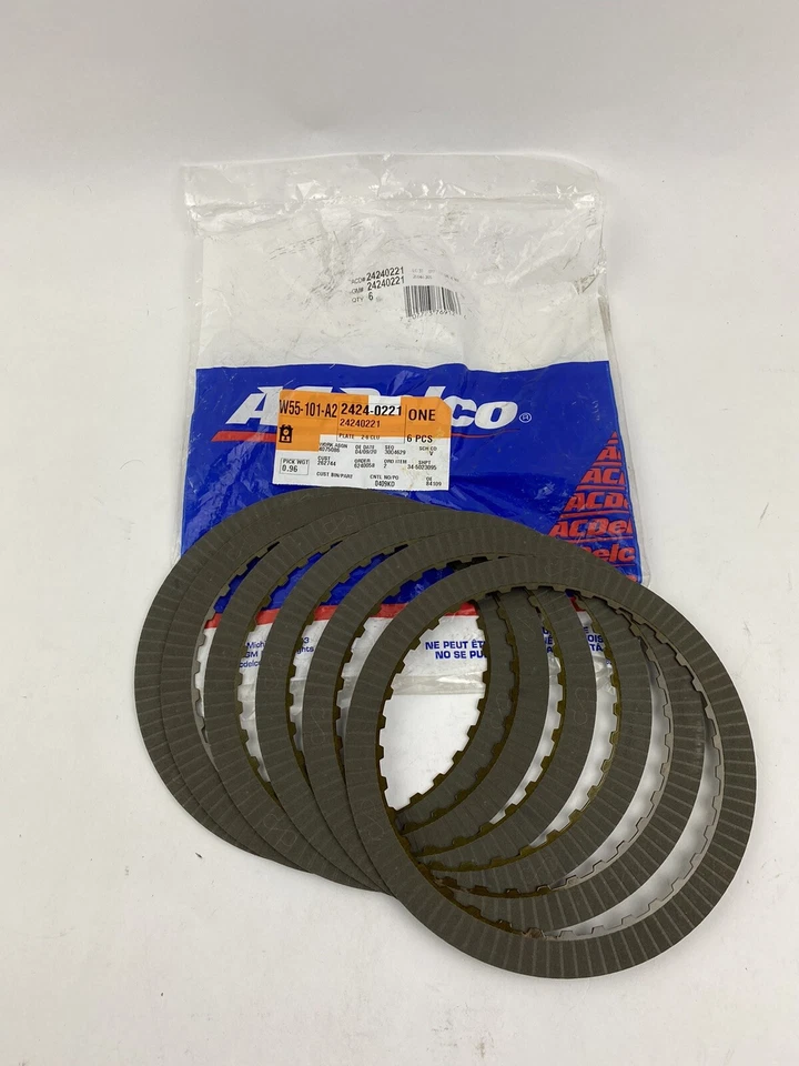 *6 pcs* New Genuine ACDelco GM OEM Automatic Transmission Clutch Plates 24240221 - Image 3 of 3