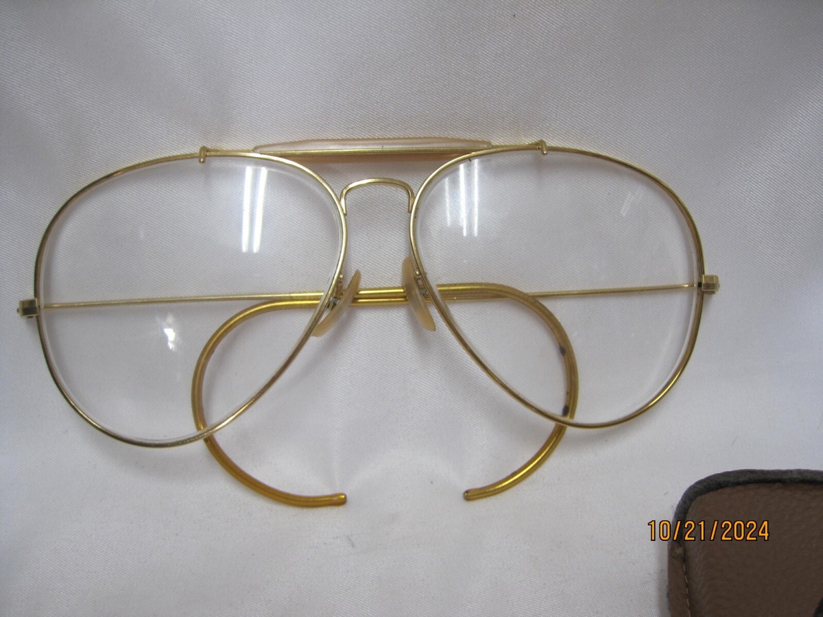 ⑱Ray-Ban　ClassicL shooter Vintage B&L Ray Ban Bausch & Lomb Aviator Shooter w/Case and