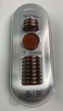 TUL Discbound Expansion Discs, 1", Tortoise Shell, Brown 12 count 