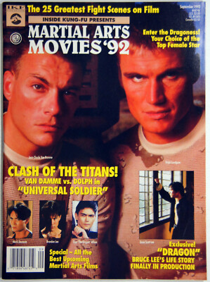 Inside Kung-Fu, Sep1992,Exclusive!''Dragon''Bruce Lee's Life Story, Brand New,Rare