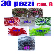 spaghetti silicone vermetti esca artificiale pesca trota black bass rock fishing