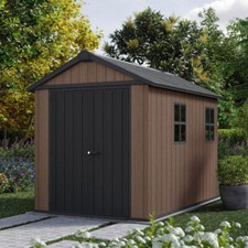 Casetta Keter da giardino con pannelli evotech e finestre Casette da esterno 