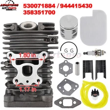 Cylinder Piston Kit For Poulan PP4018 PP4218AVHD PP4218AVL PP3516AVX Chain Saw