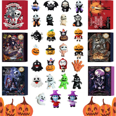 2025 Halloween Advent Calendar 24pcs Halloween Horror Movie