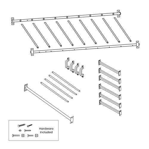 Lifespan Kids Amazon Monkey Bars 2.5m Bars Only NEW - Picture 3 of 4