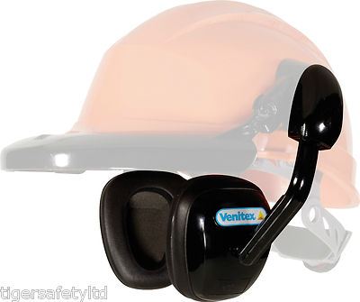 Delta Plus Suzuka 2 SNR 27dB Black Hard Hat Ear Defenders Ear Protectors Safety