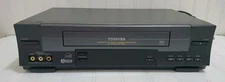 Toshiba W-528 VCR 4 Head Hi Fi Video Cassette Recorder VHS Player Black WORKS