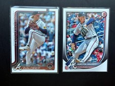 2025 BOWMAN TOPPS HURSTON WALDREP ROOKIES ATLANTA BRAVES