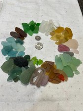 Genuine Surf Tumbled Sea Glass: Beautiful Colors