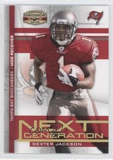 2008 Donruss Gridiron Gear Next Generation Gold 3/100 Dexter Jackson #NG-5 1p1