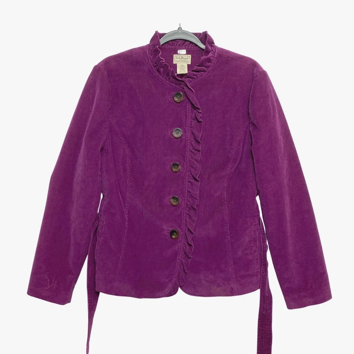 L.L. Bean Corduroy Purple Coats, Jackets & Vests for Women for