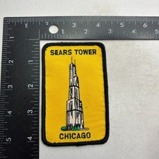 Vtg Now Willis SEARS TOWER CHICAGO Patch Former Worlds Tallest Building 64K6