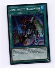 Unauthorized Reactivation Super Rare Mechanized Madness 1st Ed SR10-EN041