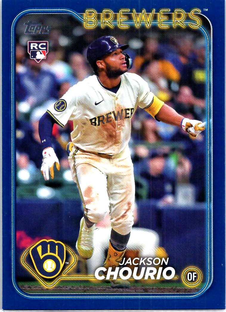 2024 Topps Update #US240 Jackson Chourio Royal Blue