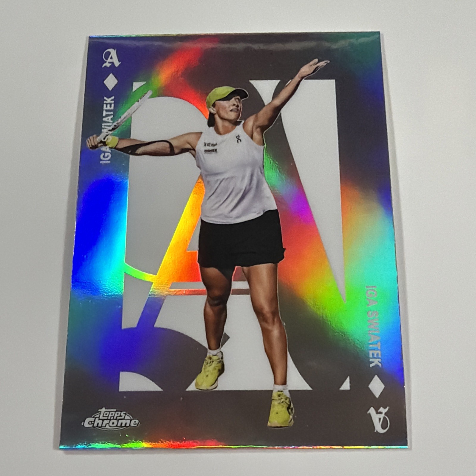 2025 Topps Chrome Iga Swiatek Tennis Aces Insert Refractor Ace-11