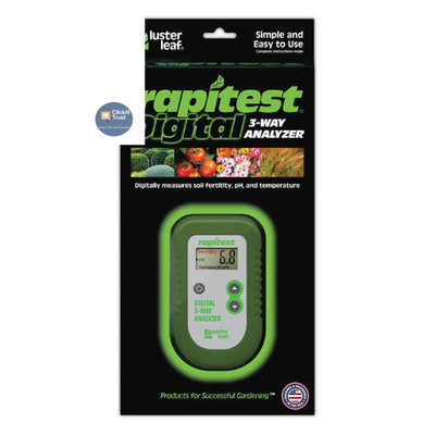 Luster Leaf Fertility and Temperature Rapitest 1835 Digital 3 Way