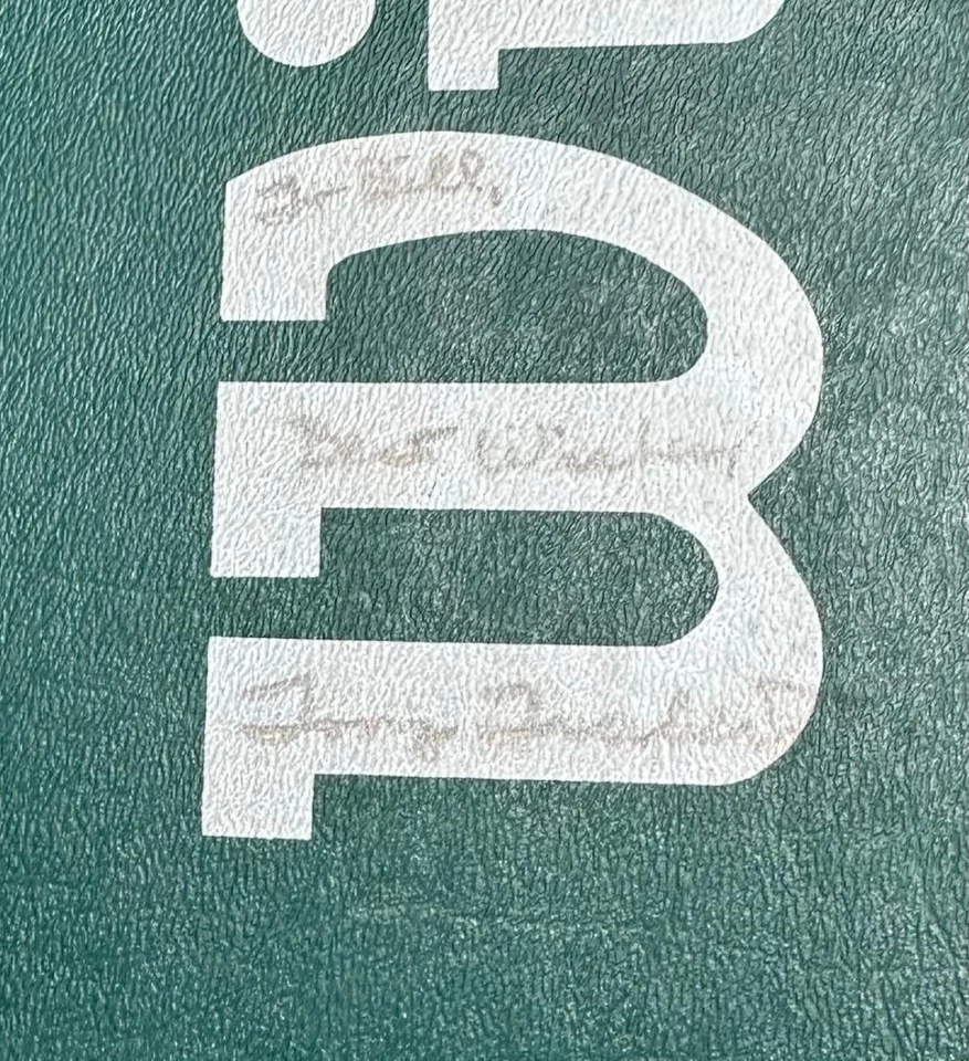 1976 Wilson Tennis University of Alabama Racket Cover Faded Autographs Signed - Image 2 of 4