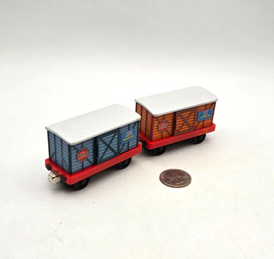Thomas & Friends Train Take-N-Play Along Diecast Metal Movie Car Lot x2 Faulty J