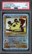2002 POKEMON LEGENDARY COLLECTION #81 MANKEY-REVERSE HOLO PSA 9 on eBay