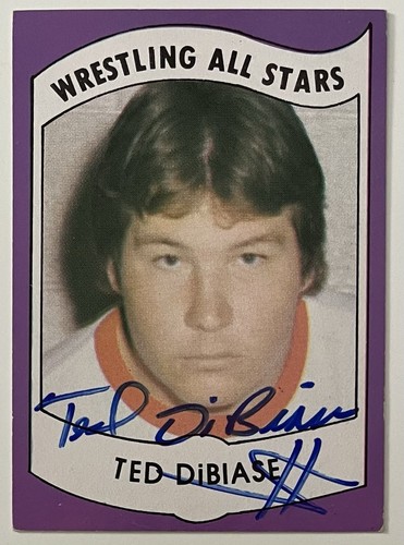 1982 Wrestling All Stars “Million Dollar Man” Ted Dibiase Firmado Autografiado #4